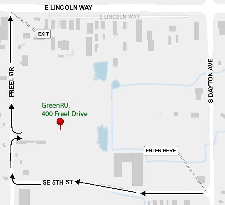 Map of GreenRU