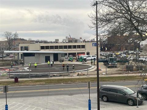 Schainker Plaza Under Construction