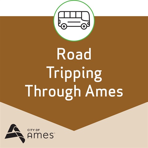 A brown graphic that says 