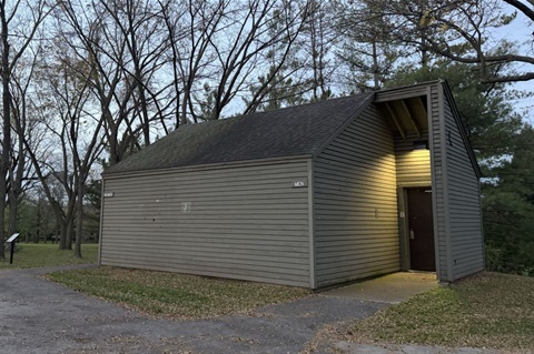 Restroom in a park