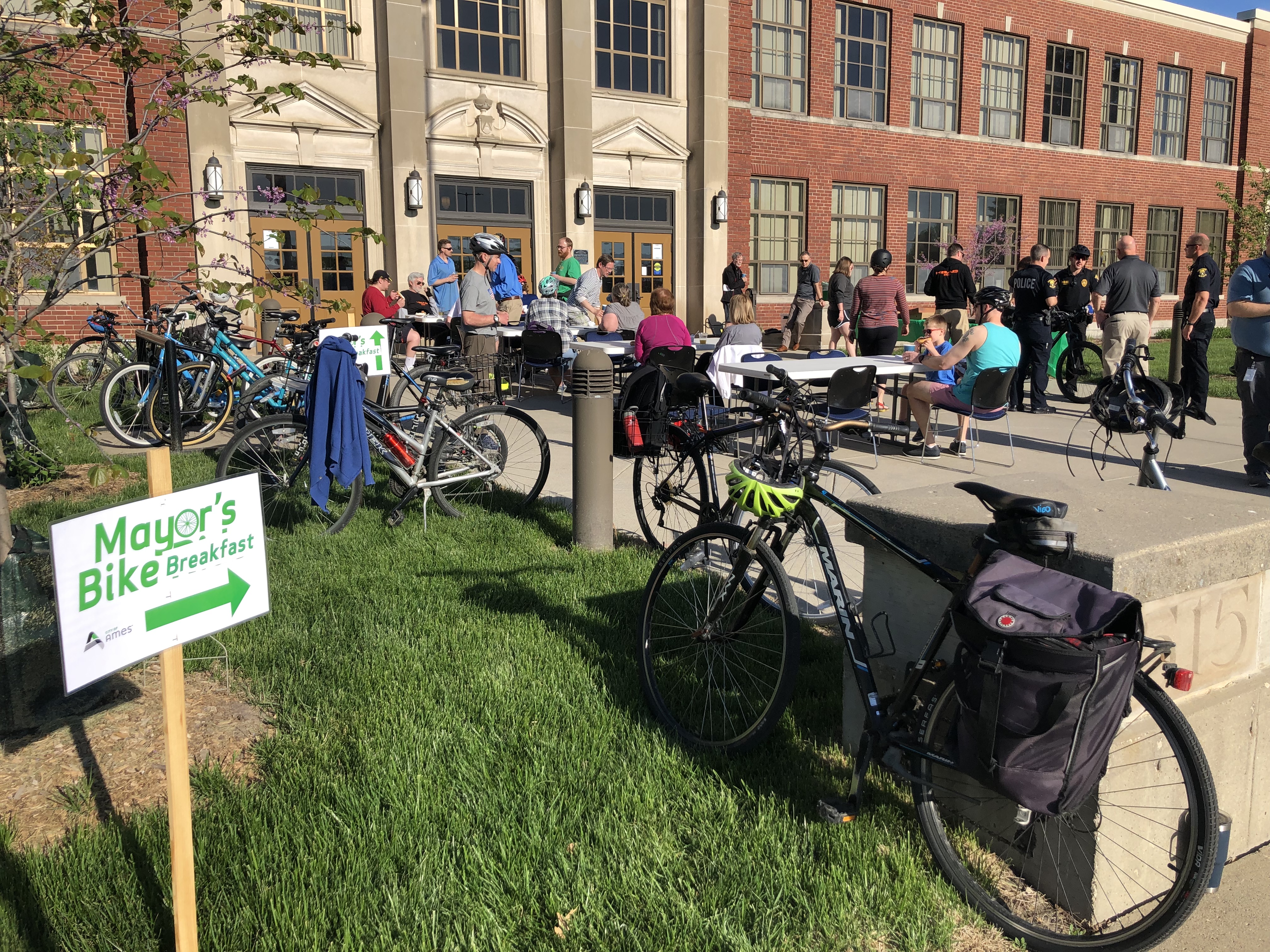 Bikes at City Hall