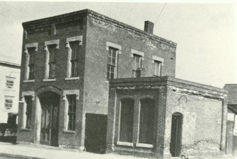 Town Hall Fire Wagon Stored in the Basement