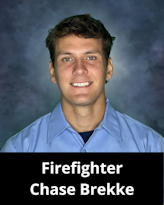 Firefighter Chase Brekke