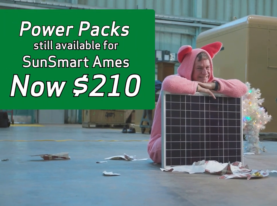 A thumbnail for a youtube video about SunSmart Power Packs.
