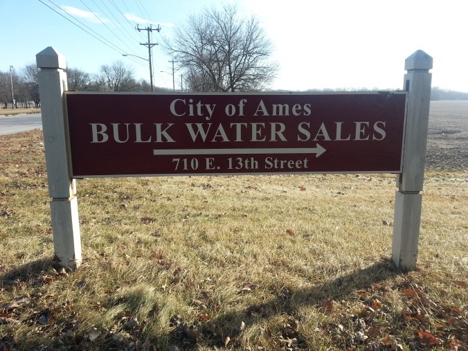 Bulk Water Sign