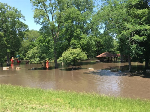 Flooding in Brookside Park