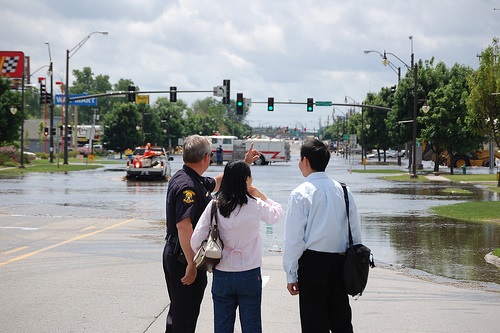 Flooding on South Duff Avenue