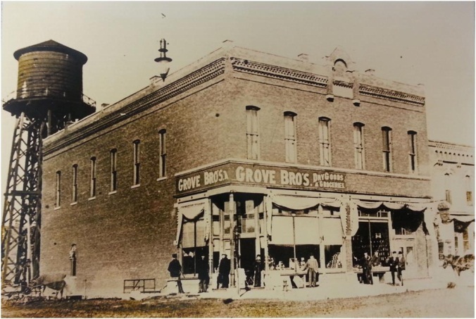 Historical photo of Osborn Drugstore storefront