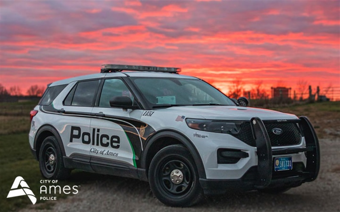 Ames Police Squad at Sunset