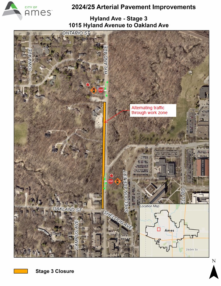 Hyland Avenue Stage 3 Map