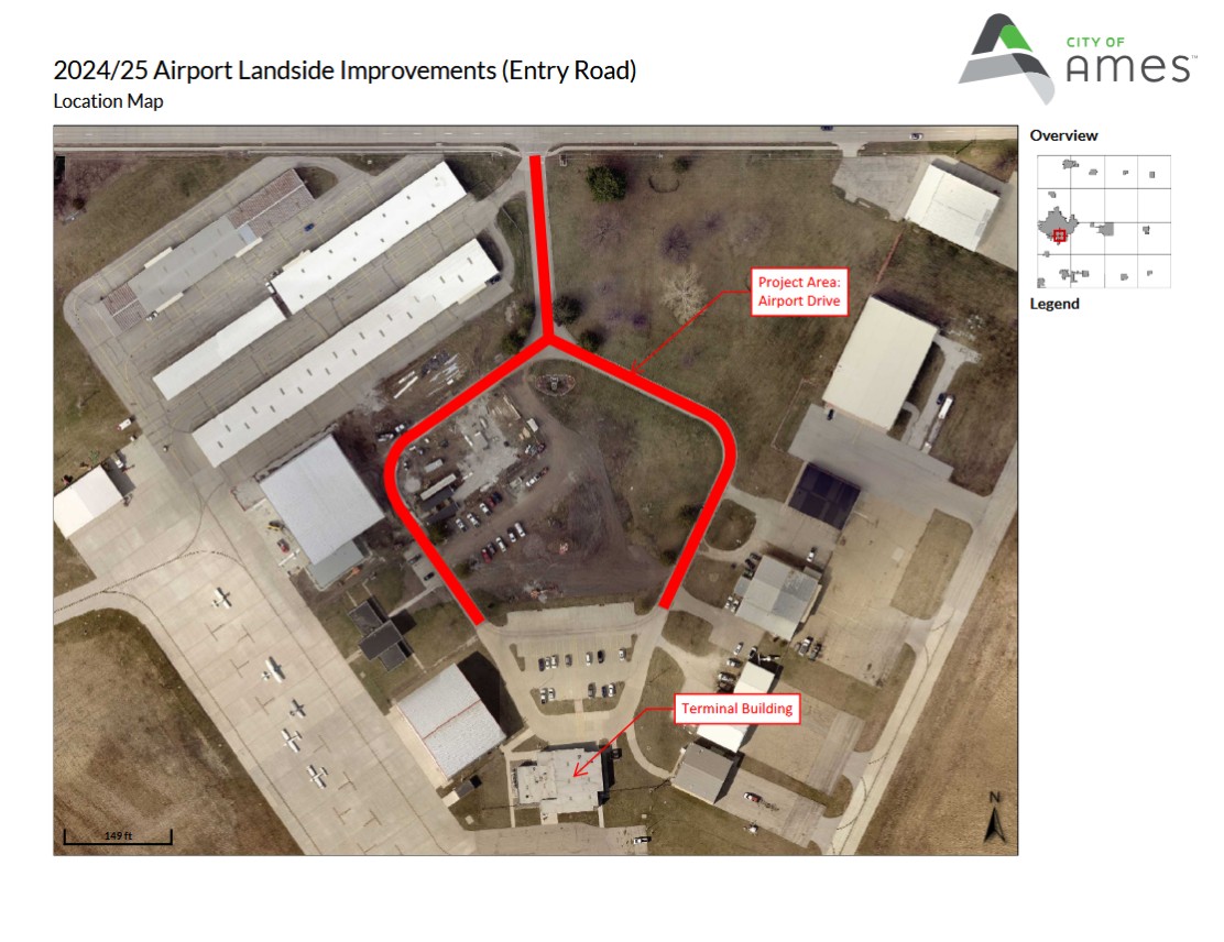 Airport Landside Improvements Map
