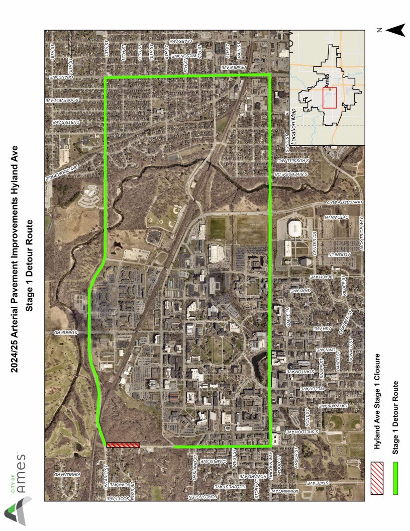 Stage 1 Detour Map updated